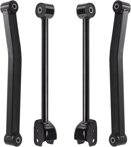 Miniatura 162 de Detroit Axle - Brazos de control superiores traseros para Chrysler 300 Dodge Challenger Charger Magnum, reemplazo del conjunto de brazos de control