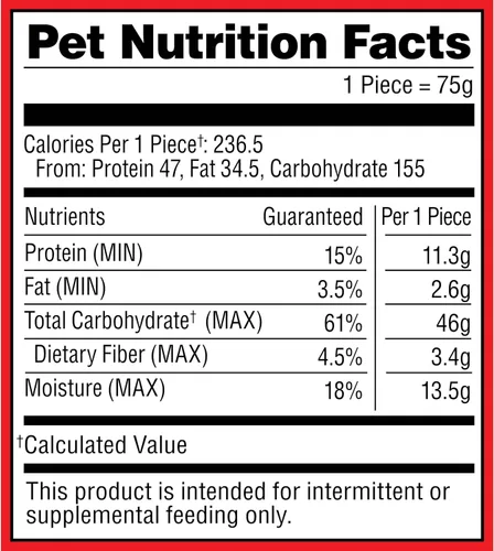 Miniatura 7 de Milk-Bone - Masticables de confort, golosinas para perros sin piel dura con textura masticable única y carne de vacuno real, 16 masticables, fáciles
