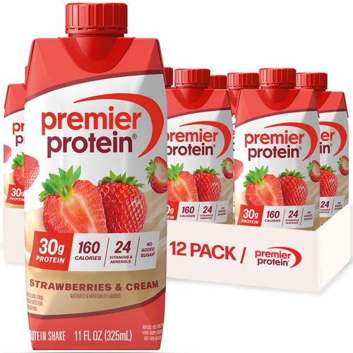Miniatura 14 de Premier Protein - Batido de proteína sabor a chocolate, 30 gramos de proteína, sin azúcar añadida, 24 vitaminas y minerales para apoyar la salud