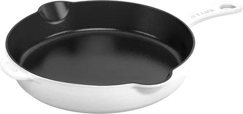 Miniatura 14 de Staub - Sartén tradicional de hierro fundido de 11 pulgadas, color cereza, fabricada en Francia