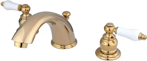 Kingston Brass Grifo de lavabo generalizado KB962PL, latón pulido, centro ajustable de 8 pulgadas