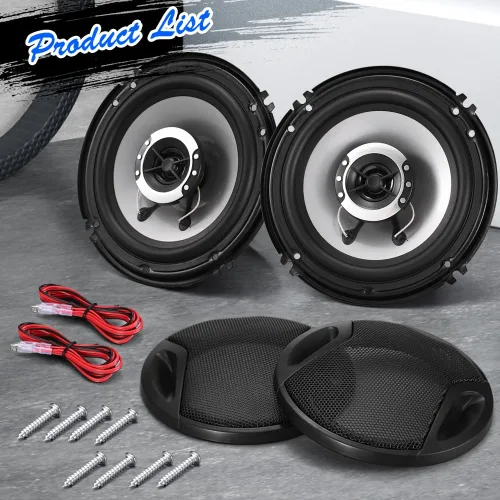 Miniatura 2 de Altavoces coaxiales para automóvil de 6 pulgadas, 400 W (100 W RMS), reemplazo de altavoz estéreo universal para automóvil, altavoz coaxial auxiliar