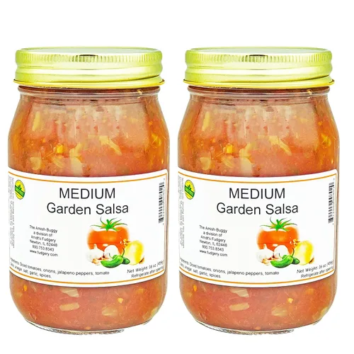 Miniatura 26 de Arndts Fudgery Amish Made Salsa Tarros de 2-16 onzas (manzana mediana)