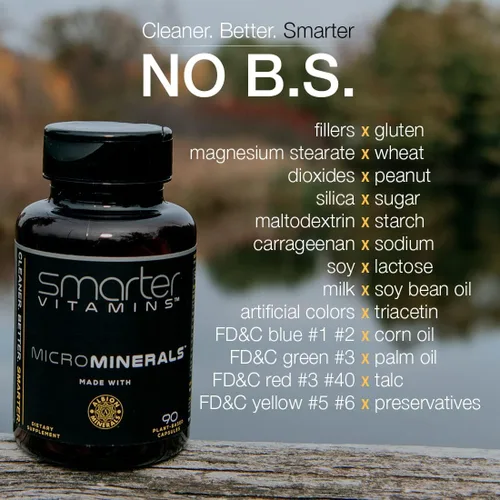 Miniatura 8 de 15 mg de glicinato de zinc de Albion® 6 minerales esenciales de bisglicinato, manganeso, boro, cromo, selenio, suplemento de molibdeno, 90 cápsulas