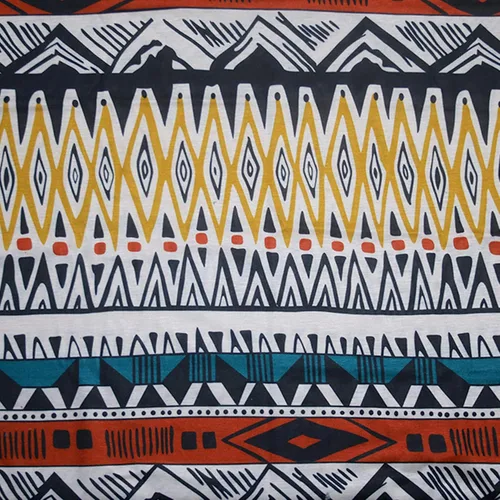 Miniatura 3 de Evolve Bufanda envolvente - Estampado tribal multicolor