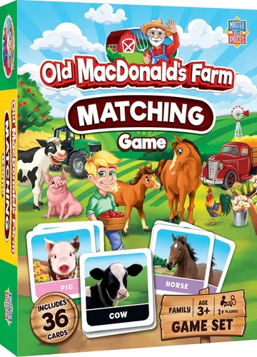 Miniatura 2 de MasterPieces Juegos para niños - Old MacDonald's Farm Matching Game - Juego para niños y familia - Ríe y aprende