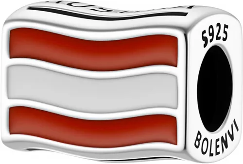 Miniatura 83 de Bolenvi Banderas Travel Country, dijes para el día de la madre, plata de ley 925 para pandora y pulseras o collares similares, joyería para mujeres