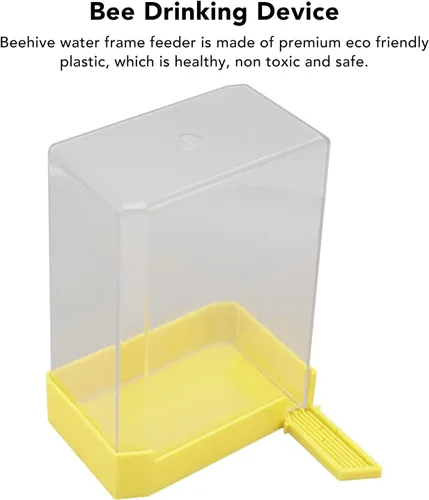 Miniatura 2 de Estación de riego de abejas, dispensador de bebida de gran capacidad de 37.2 fl oz con entrada cuadrada para abejas, herramienta de apicultura al