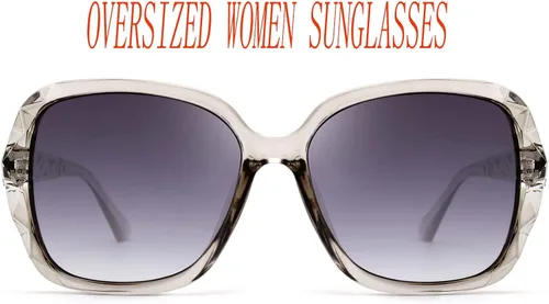 Miniatura 31 de FEISEDY - gafas de sol polarizadas para mujer, marco compuesto brillante B2289