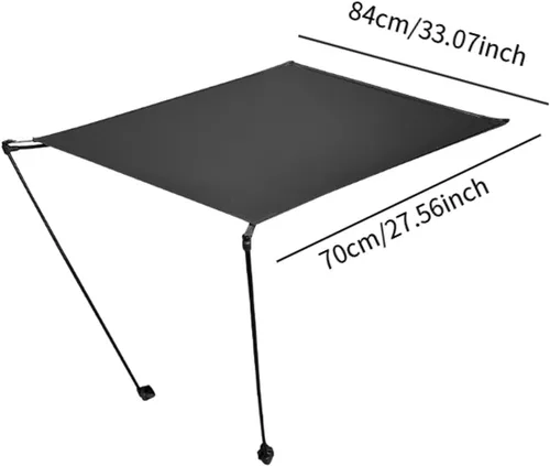Miniatura 6 de Yiju Silla de camping, ligera, ajustable, portátil, plegable, para accesorios de pesca, picnic al aire libre