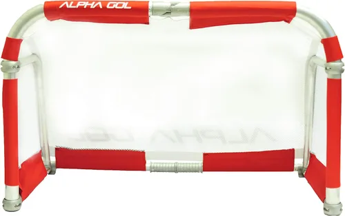 Alpha Goal - La portería plegable original de aluminio con bolsa de transporte. Bolsa plegable de aluminio de grado profesional incluida. Tamaños 4
