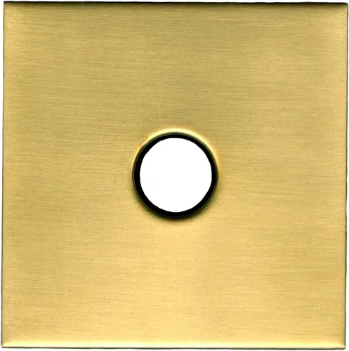 Miniatura 10 de Corla Brida cuadrada moderna para brazo de ducha de 3.5 pulgadas, placa universal extra grande de repuesto (níquel cepillado)