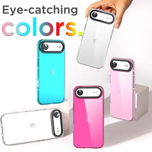 Miniatura 60 de AICase Funda protectora para iPhone 16 compatible con iPhone 16, delgada, ligera, transparente [no amarillenta] Diseño vibrante