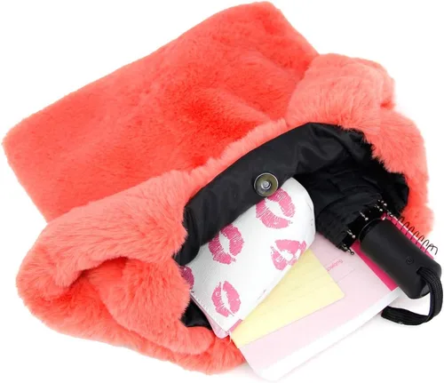 Miniatura 5 de Bolso de mano de moda de muñeca holgada con correa de piel sintética suave