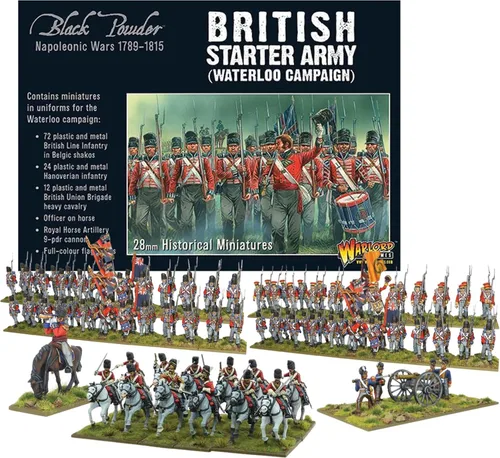 Miniatura 9 de Wargames Delivered - Warlord Games Waterloo - Black Powder 2ª edición 1.102 in Miniaturas Starter Set -122 Infantería, 12 Caballería, 1 Máquina