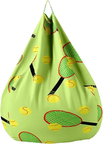 Miniatura 4 de Lukery Puf de almacenamiento de animales de peluche 3D para niños y adultos, puf rellenable (sin relleno) para sala de estar, sofá perezoso lavable