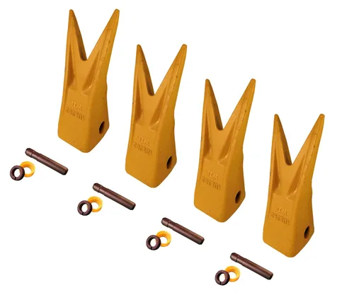 Miniatura 7 de Cubo de excavadora Tiger Rock diente w Pins, compatible con CAT J250 Series- 1U-3252WTL (1)