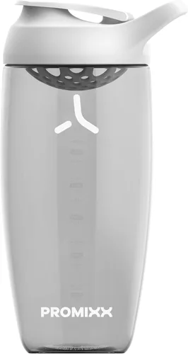 Promixx Pursuit - Botella mezcladora de proteínas, botella deportiva prémium para mezclas de proteínas y batidos de suplementos, vaso mezclador de