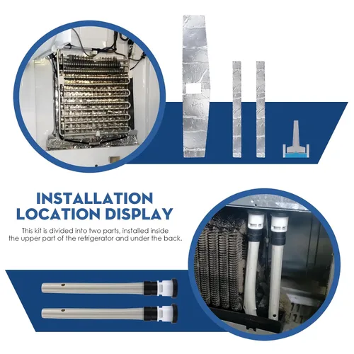 Miniatura 3 de Showingo DA82-01415A Kit de reparación de fugas de agua para refrigerador, compatible con el ensamblaje de fugas de agua de Samsung, reemplazo