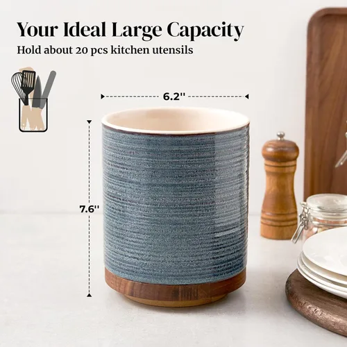 Miniatura 2 de DOWAN Soporte giratorio de 360° para utensilios de cocina extragrande, 7.6 pulgadas para encimera, utensilios de cocina para decoración de cocina