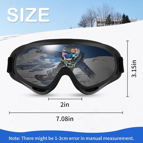Miniatura 2 de SooGree Gafas de esquí para Hombres Mujeres Niños Jóvenes Niños o Niñas Gafas de nieve para snowboard Gafas de esquí resistentes al viento y al