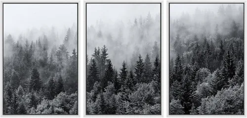 Miniatura 115 de SIGNWIN Lienzo enmarcado para pared, juego de arte de puesta de sol, horizonte, cielo, paisaje, fotografía, arte moderno, paisaje, relajante