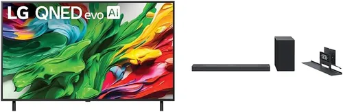 Miniatura 27 de LG Smart TV QNED 85A 4K de 55" y barra de sonido S70TY de 3.1.1 canales, Dolby Atmos, Orquesta Wow, altavoz trasero listo, subwoofer inalámbrico
