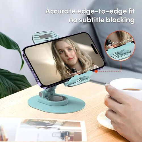 Miniatura 2 de Soporte plegable para teléfono de escritorio, soporte para teléfono en el escritorio compatible con iPhone 15, 14, 13 Pro Max Mini, adecuado