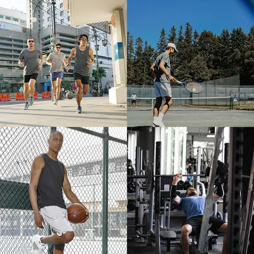 Miniatura 5 de NORTHYARD Pantalones cortos deportivos de baloncesto para hombre, de 5, 7, 10 pulgadas, para entrenamiento, gimnasio, secado rápido, pantalones