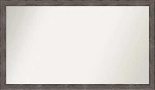 Miniatura 198 de Amanti Art Espejo personalizado, espejo de baño gris plomo a rayas, espejo de pared o espejo de tocador de baño sobre el fregadero