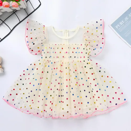 Miniatura 3 de Baby Girls Tutu Dress Sparkle Sequin Heart Princess Birthday Pageant Wedding Party Dresses Ruffle Tulle Gown Outfits