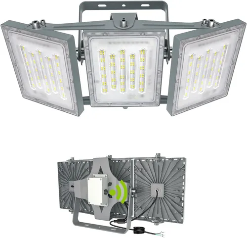 Miniatura 13 de Luces LED de inundación para exteriores, 150 W, 15000 lúmenes, 6000 K, del anochecer al amanecer, iluminación exterior con fotocélula IP66