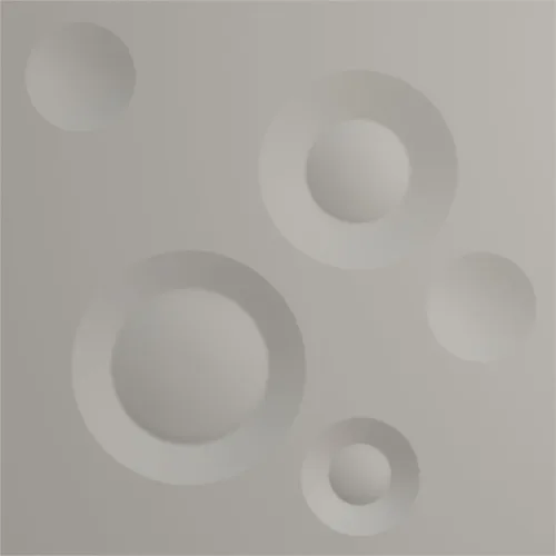 Miniatura 5 de Ekena Millwork 11 7/8 pulgadas de ancho x 11 7/8 pulgadas de alto, Cole EnduraWall decorativo 3D, beige ahumado