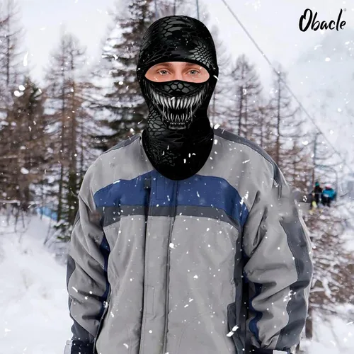 Miniatura 117 de Obacle Pasamontañas para hombres y mujeres, para invierno, clima frío, esquí, ciclismo, caza