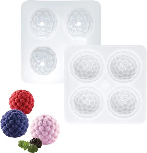 Miniatura 26 de OCPO KITCHEN Moldes de silicona para hornear pasteles de mousse, molde de postre francés para pastelería, chocolate, cupcake, molde de helado, molde