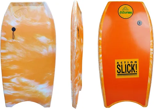 Miniatura 18 de ATUNAS Tablas de cuerpo, 33 a 43 pulgadas, bodyboard para playa con correa de muñeca, espuma sólida de PE/EVA impermeable de celda cerrada, surf