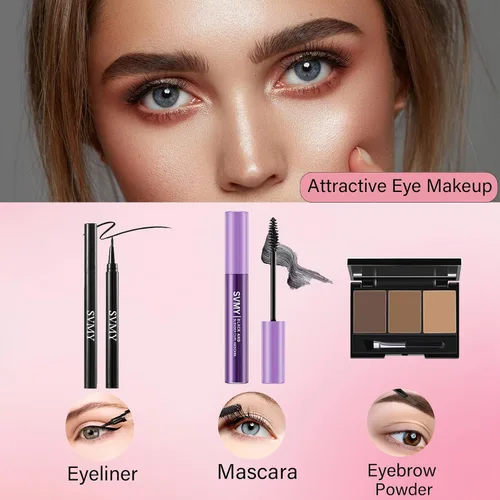 Miniatura 5 de Set de maquillaje para mujeres, kit de maquillaje para principiantes y profesionales, juego de maquillaje para adolescentes y adultos, regalo