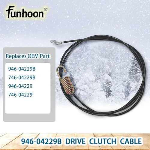 Miniatura 3 de Funhoon 946-04229B Cable de embrague de accionamiento para MTD Craftsman Cub Cadet Yard Machines Yard Man La mayoría de los sopladores de nieve de 2