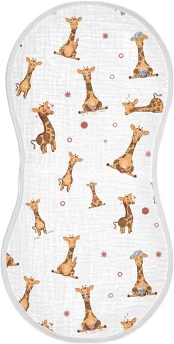 Miniatura 34 de vvfelixl Paños para eructos para bebé, Pembroke Welsh Corgi Tricolor Dog Patrón sin costuras para bebé recién nacido, juego de paños de algodón
