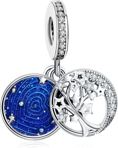 Annmors Christmas Charm for Woman-925 Sterling Silver Dangle Pendant BeadGirl Jewelry Beads Gifts for Women BraceletNecklace