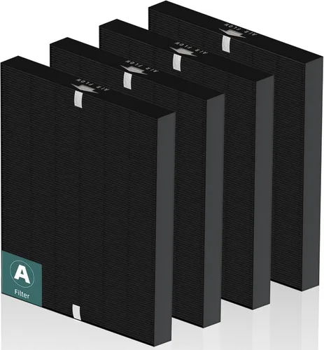 Paquete de 4 filtros de repuesto HEPA 115115 eliminador de humo A para purificador de aire Winix PlasmaWave C535 5300 5300-2 6300 6300-2 P300 AM90