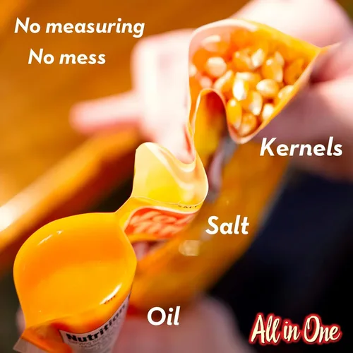 Miniatura 6 de JOLLY TIME Kit de palomitas de maíz todo en uno con aceite de girasol, paquetes de porciones con granos, aceite de girasol y sal para cine