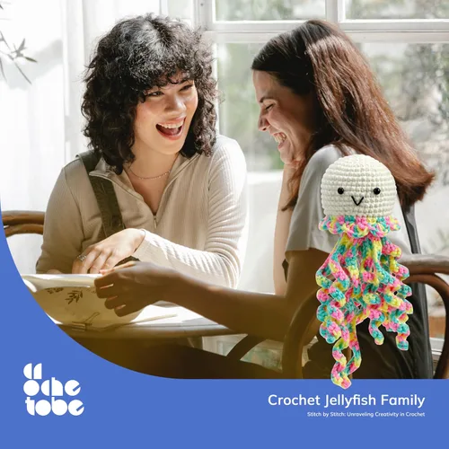 Miniatura 7 de Crochetobe Kit de ganchillo para principiantes, el kit de inicio de ganchillo incluye instrucciones fáciles de seguir y tutoriales en video, kit