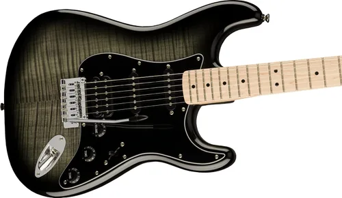 Miniatura 6 de Guitarra eléctrica Squier Affinity Series Stratocaster FMT, color Black Burst, diapasón de maple