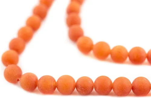 Miniatura 89 de The Bead Chest Cuentas de Jade Blanco Mate Redondas (8mm): Piedra Preciosa Orgánica Redonda Esférica de Energía con Poder de Sanación para Hacer
