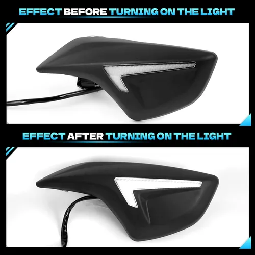 Miniatura 3 de Mokuo Fundas para empuñaduras de motocicleta para Yamaha Zuma 125 Light 2022 2023