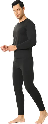 Miniatura 2 de ViCherub Thermal Underwear for Men Fleece Lined Long Johns Thermals Top and Bottom Set Base Layer for Cold Weather