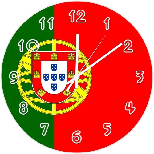 Miniatura 8 de Reloj de pared de República Dominicana – Reloj de pared con bandera de República Dominicana para dormitorio, sala de estar, hogar, oficina, escuela