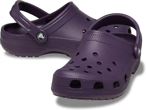 Miniatura 5 de Crocs - Zuecos clásicos unisex, Dark Iris, talla 7 EE. UU. para hombre