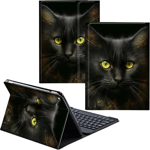 Miniatura 59 de Funda para Samsung Galaxy Tab S6 Lite 2022/2020 Teclado inalámbrico desmontable y cubierta de soporte de piel sintética Funda protectora